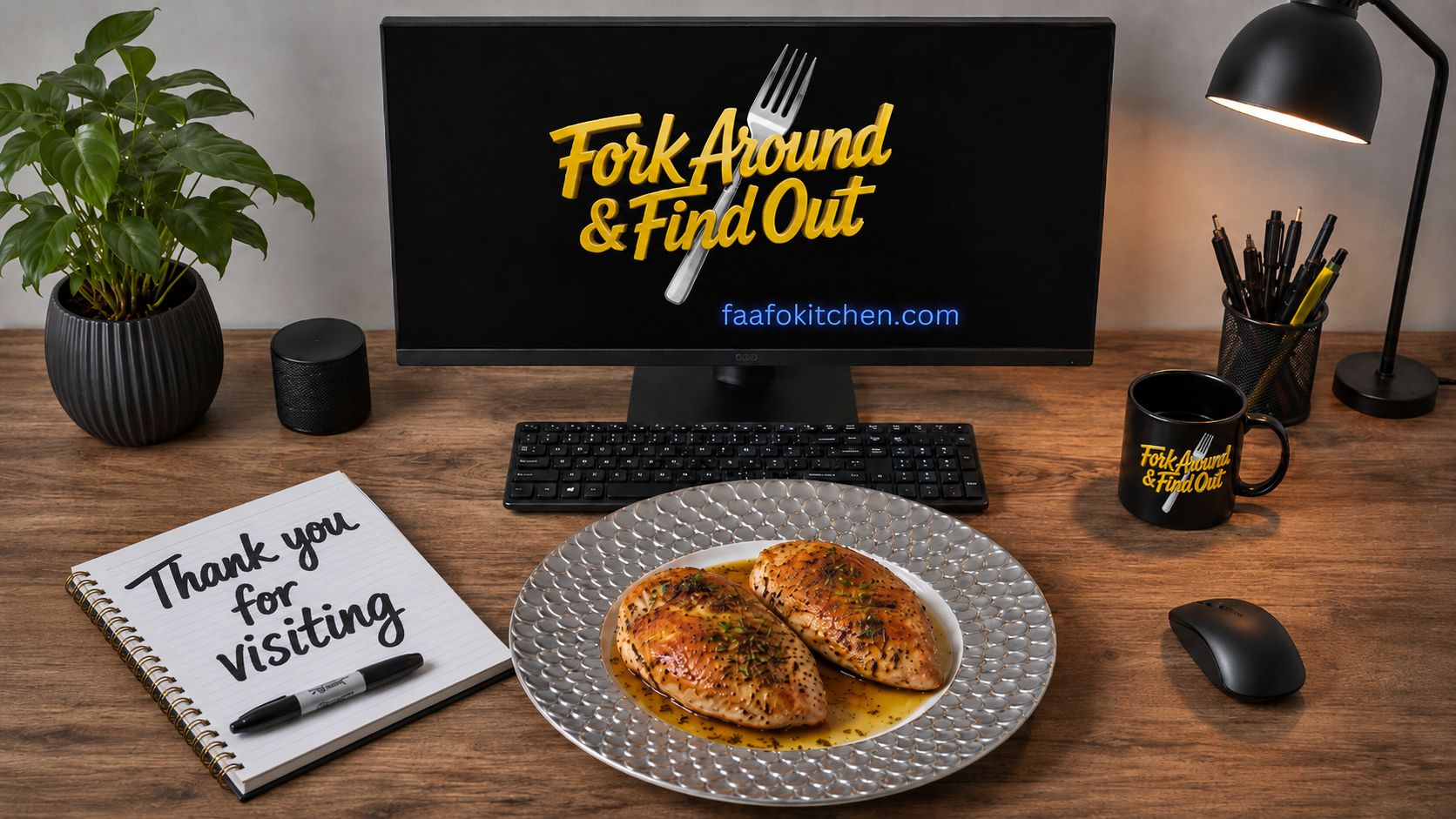 Sliced juicy Instant Pot chicken arranged on a wooden cutting board with fresh herbs and a small bowl of pan juices